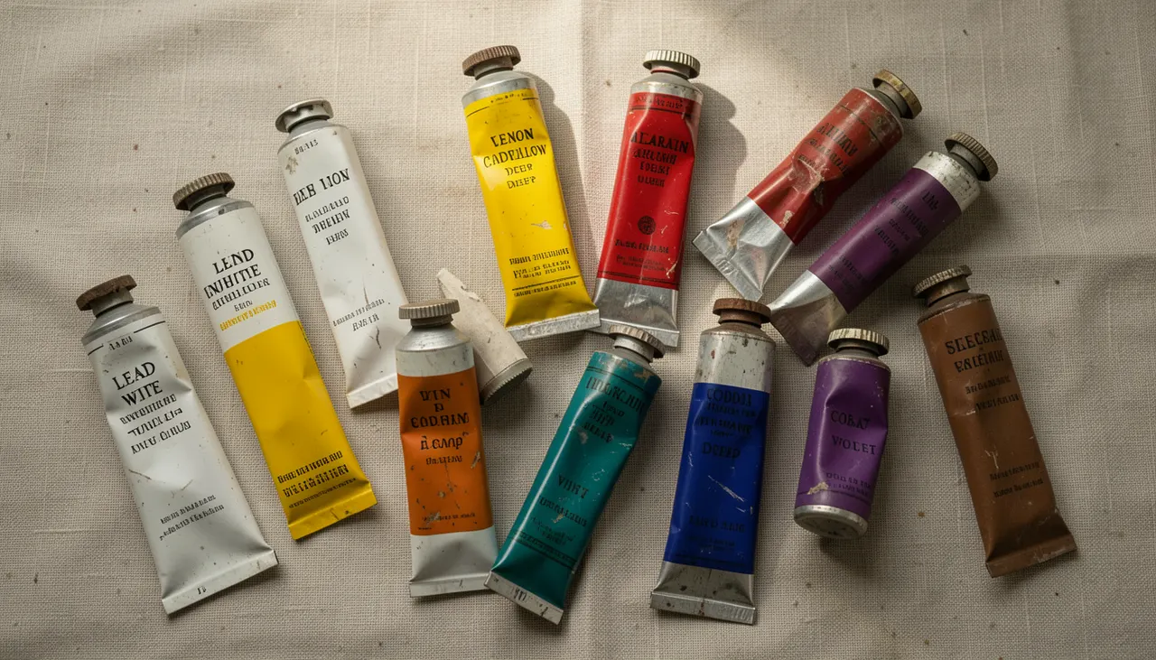 Pigments clés de la palette impressionniste Tableau comparatif des pigments impressionnistes disponibles vers 1875