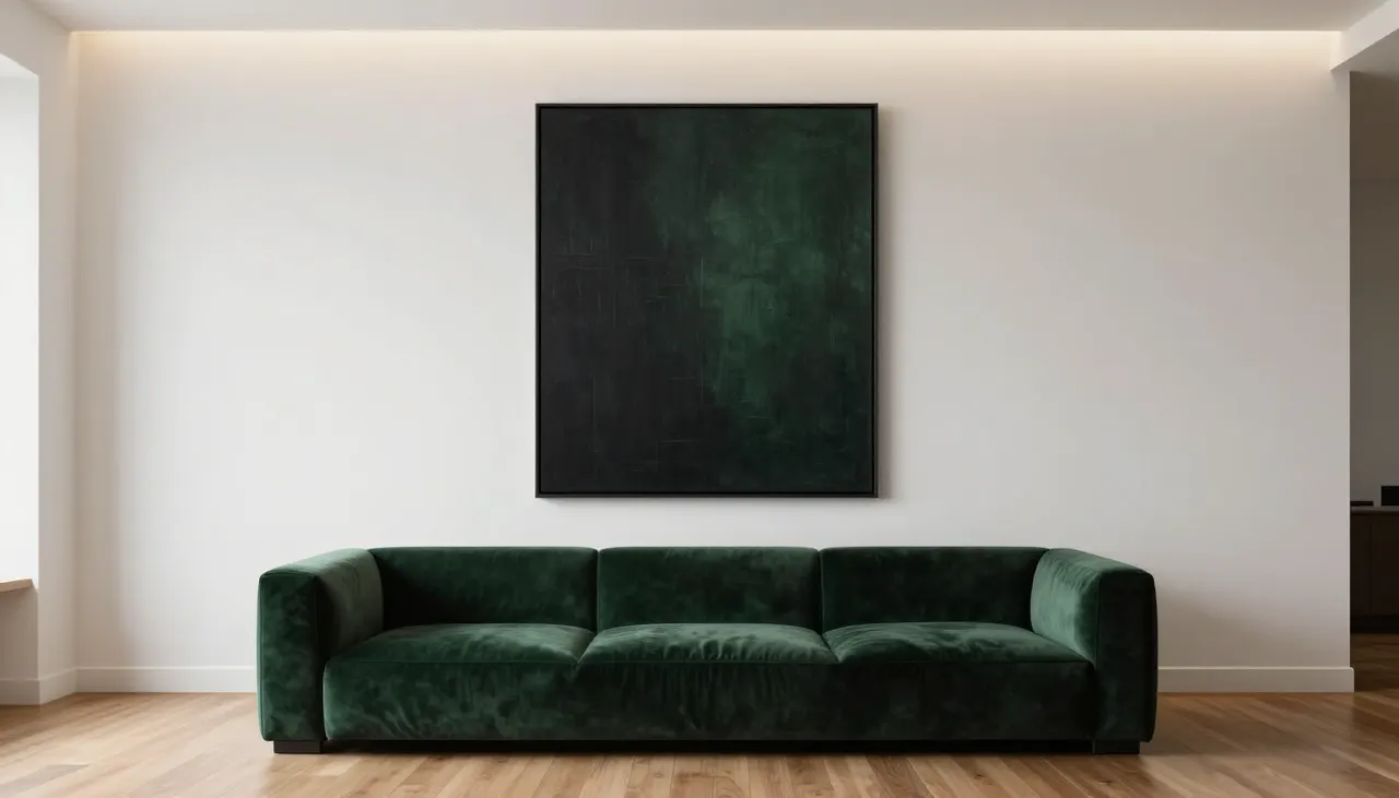 Adapter le format Grand tableau vertical sur un mur haut