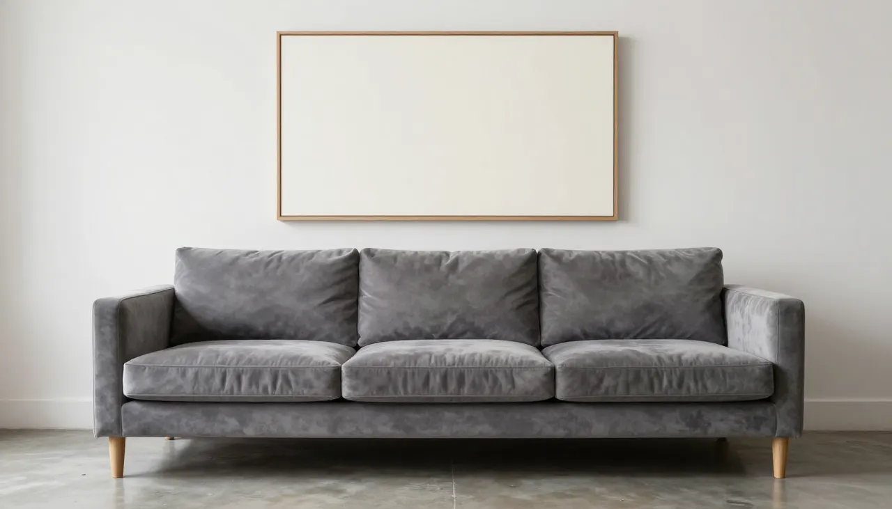 La règle des 2/3 Tableau occupant les deux tiers du canapé