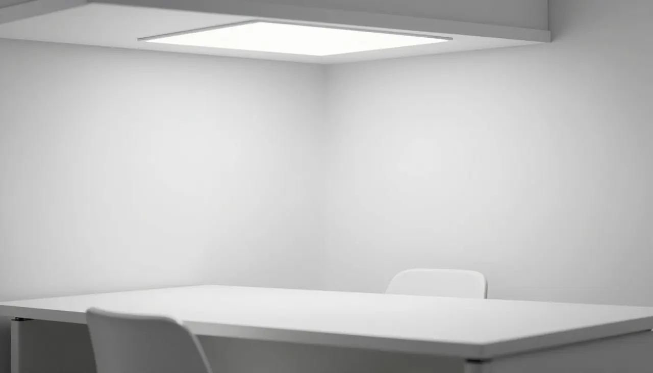 Le piège du blanc Bureau blanc minimaliste sans aucun contraste